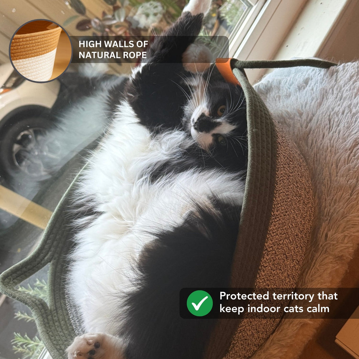 Instinct Basket Round Cat Bed