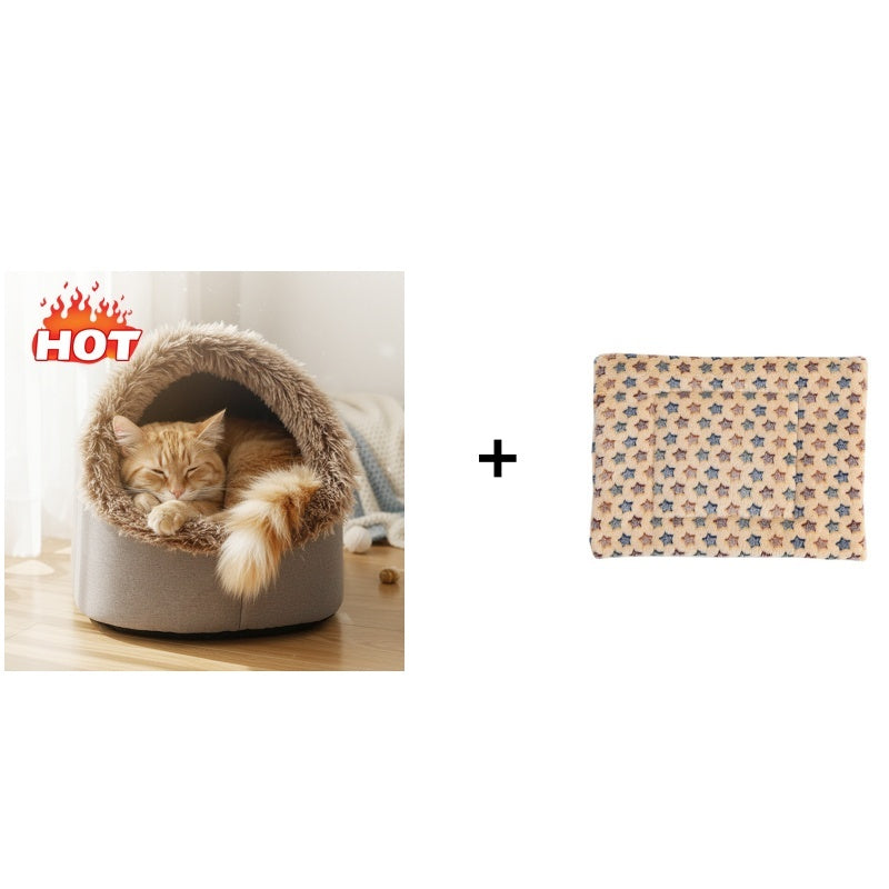 Warm Cave Bed for Cats and Small Dogs | Better Pet & Co