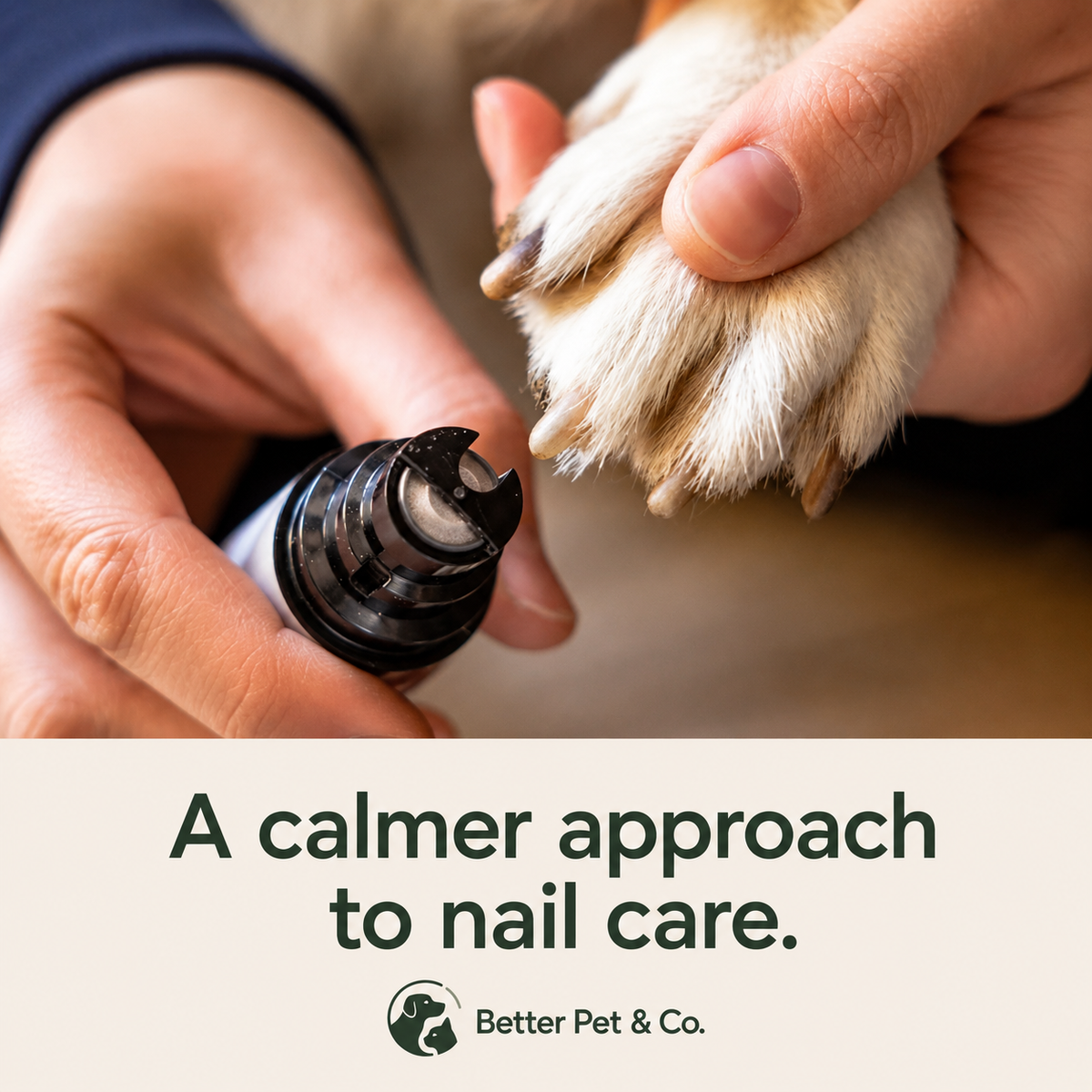 Silent Groom Pro — Quiet Pet Nail Grinder for Dogs & Cats | Better Pet & Co