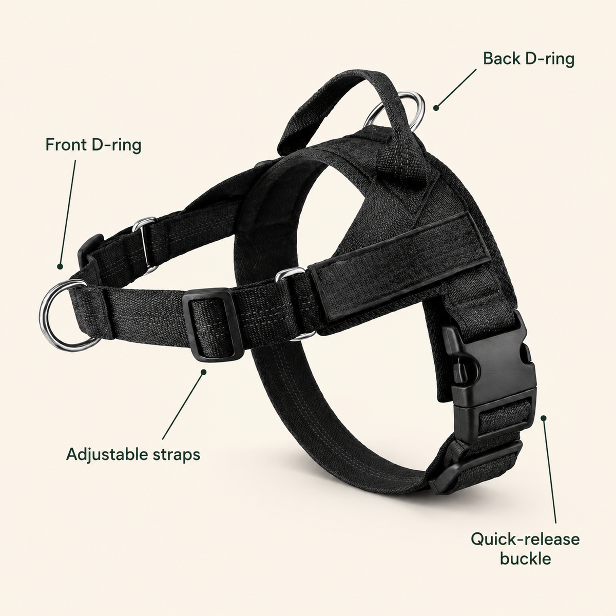 StepEasy™ No-Pull Dog Harness — Breathable Mesh, Front-Clip | Better Pet & Co