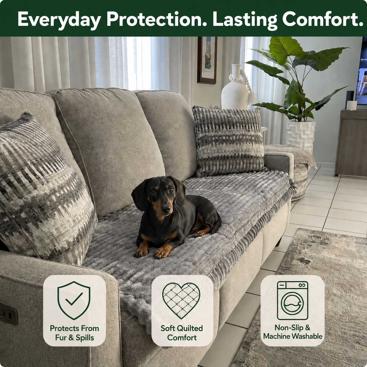 Quilted Couch Cover for Dogs and Cats | Better Pet & Co