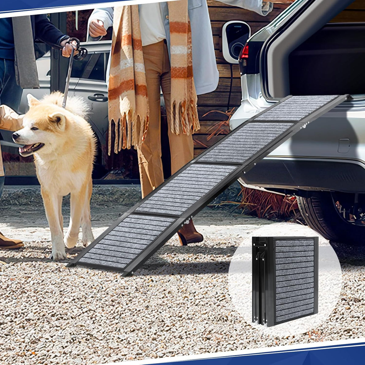 Foldable Aluminum Dog Ramp for Cars and SUVs | Better Pet & Co