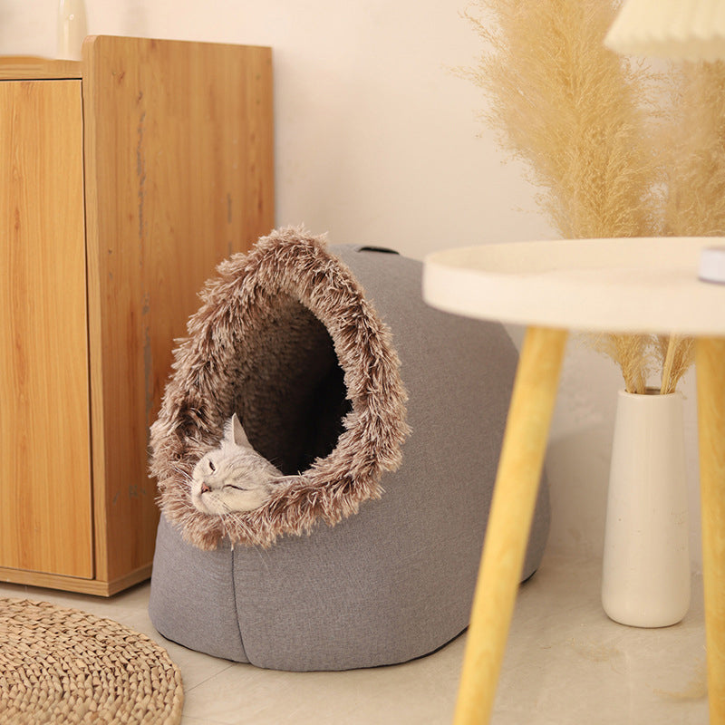 Warm Cave Bed for Cats and Small Dogs | Better Pet & Co