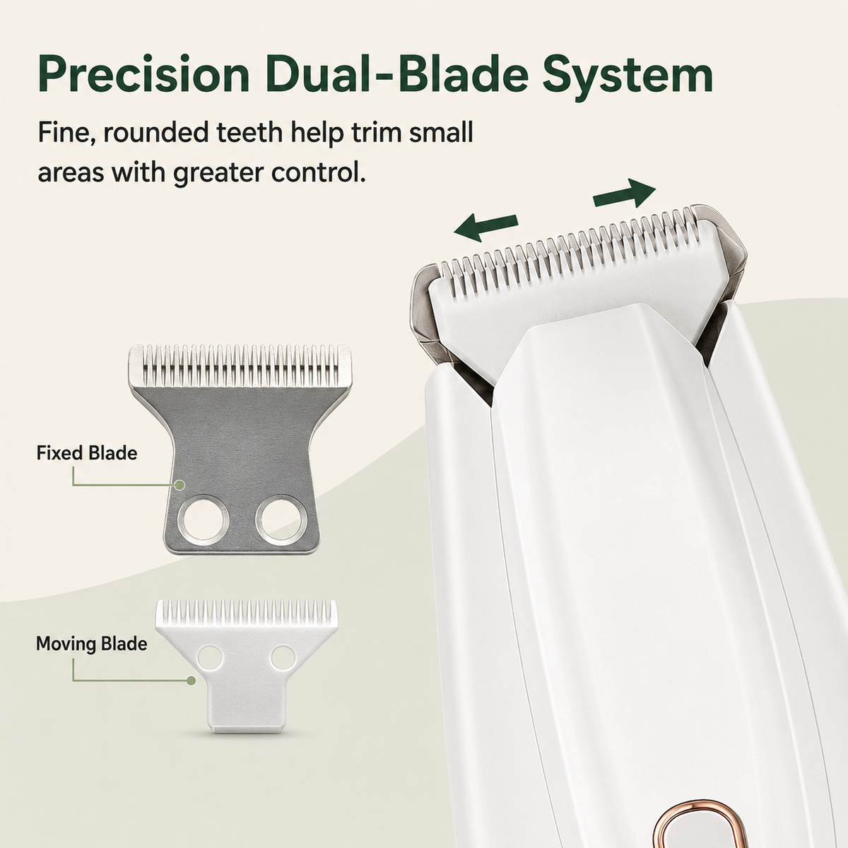 Quiet Cordless Paw Trimmer for Dogs and Cat
